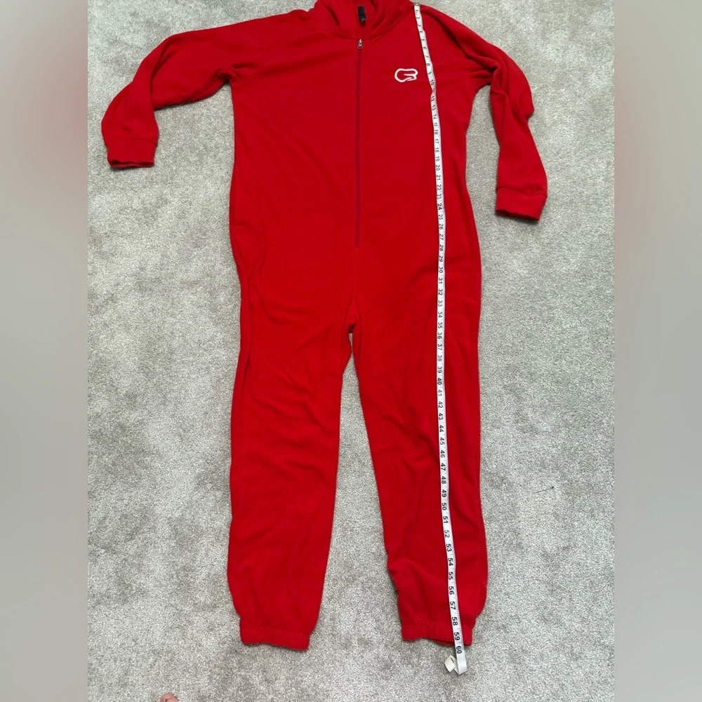Cyclebar Adult Fleece Hoodie Onesie - size Large - loungewear - Picture 7 of 9